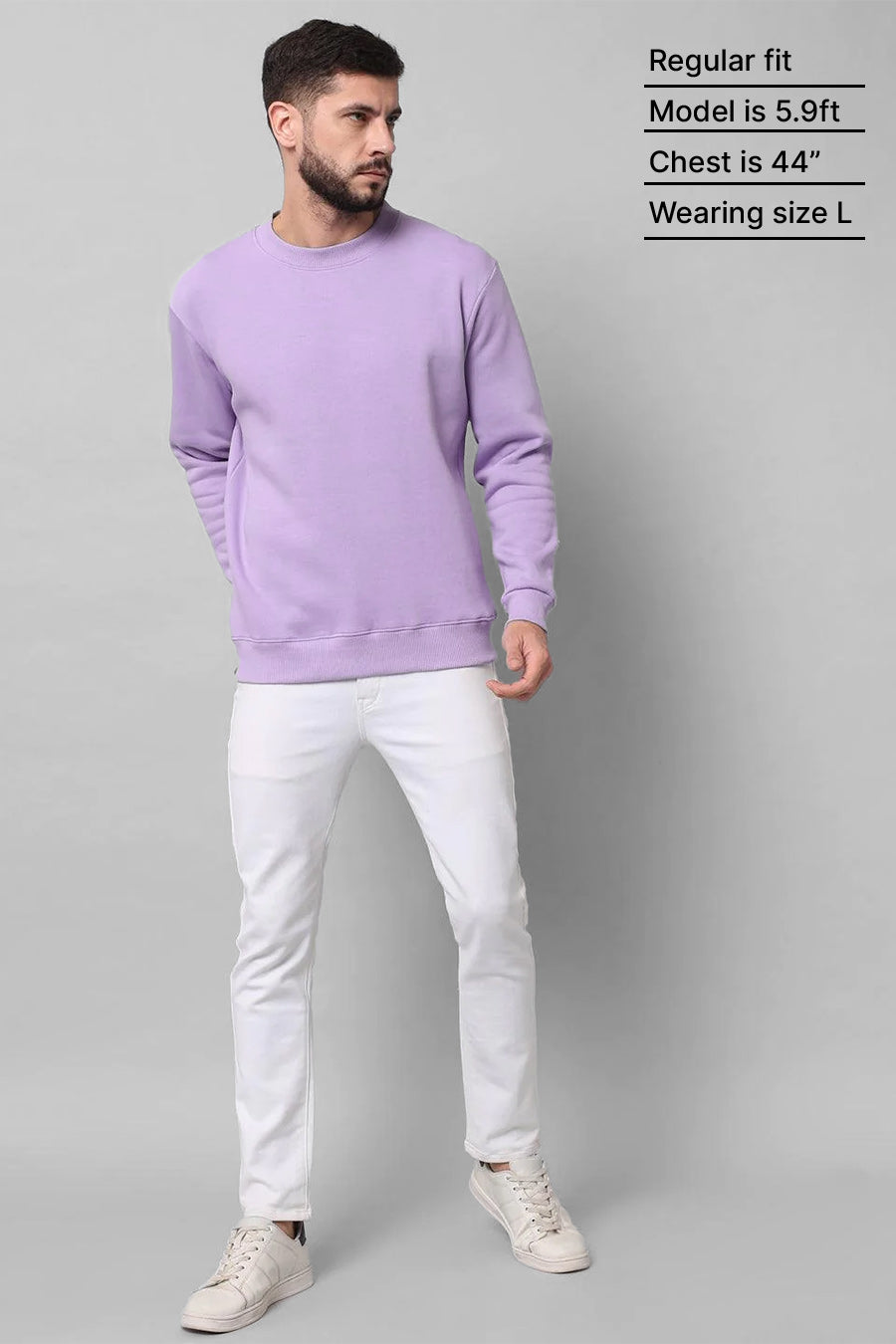 Lavender - Fleece Sweatshirt