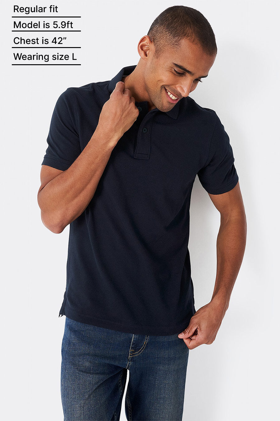 Classic Polo in Midnight Blue