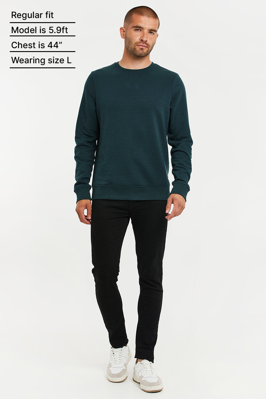 Turquoise - Fleece Sweatshirt