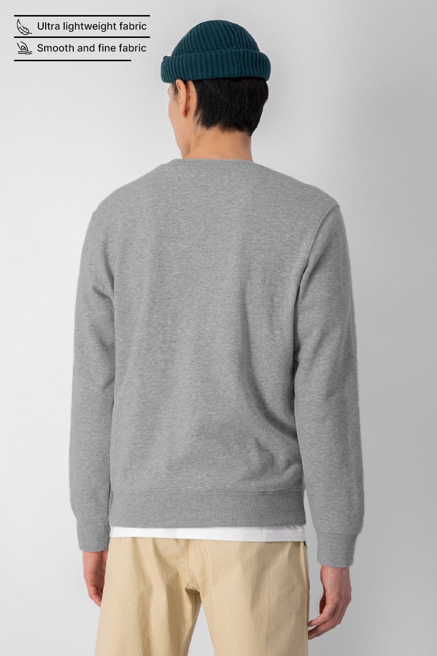 Grey - Fleece Sweatshirt