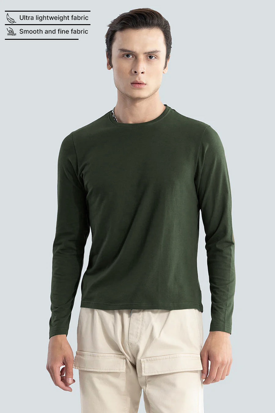 Classic Full sleeve in Army green