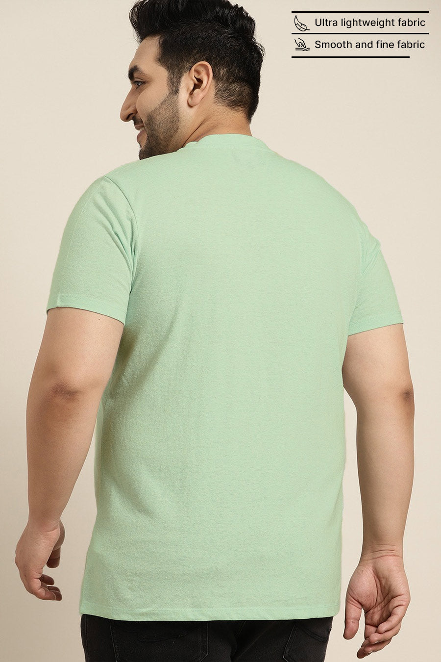 Plus Size - Mint Green - Classic Crew