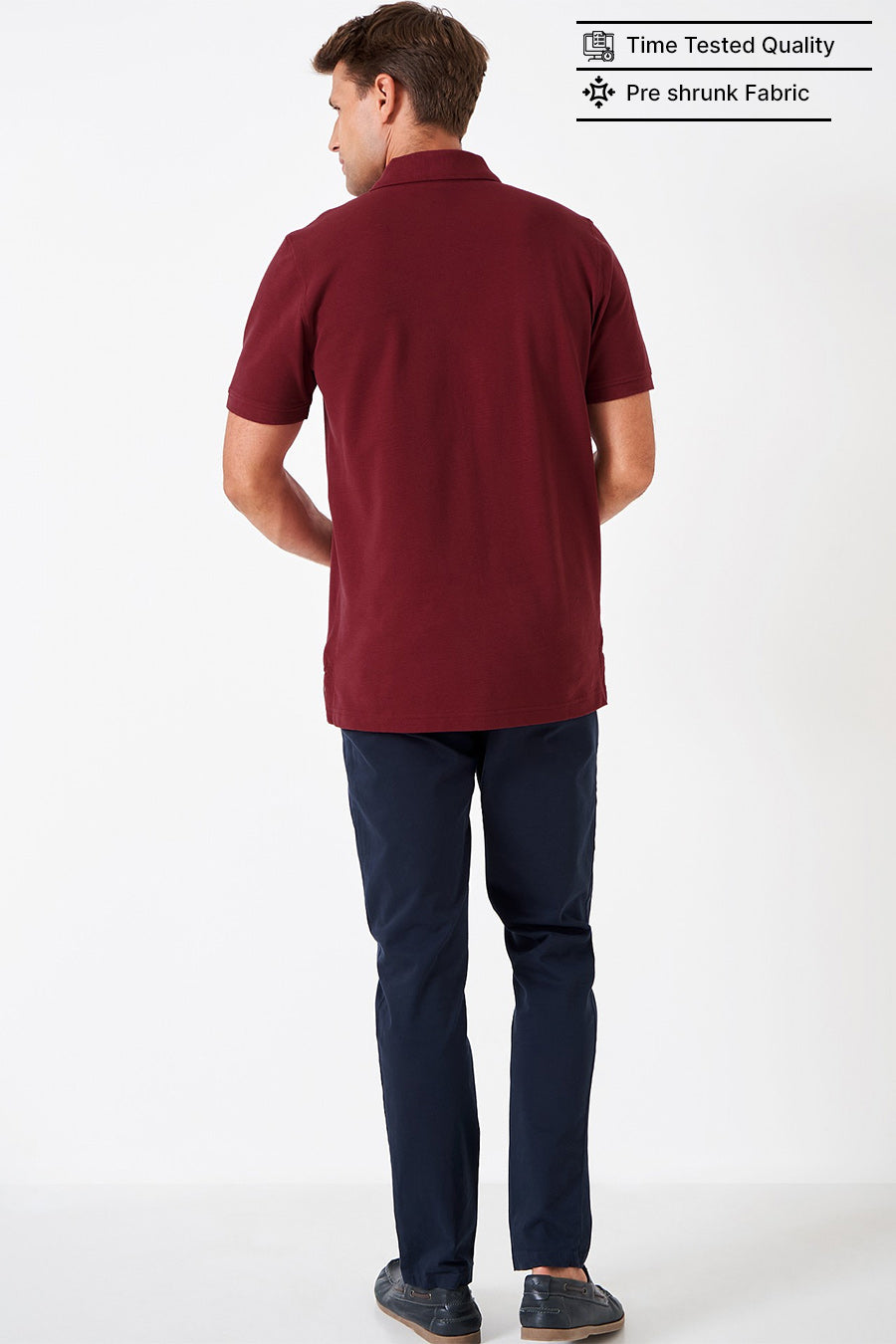 Classic Polo in Maroon
