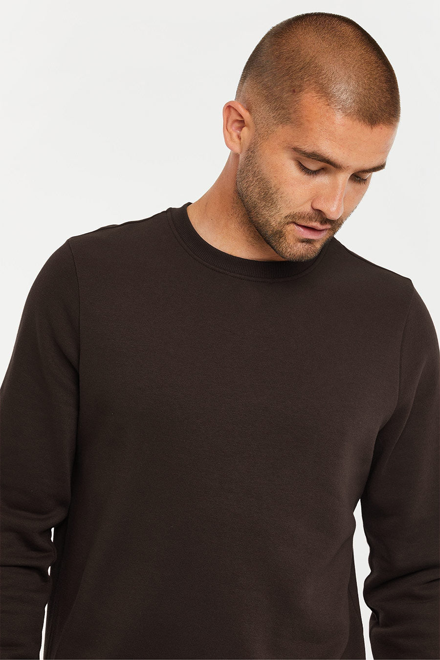 Brown - Fleece Sweatshirt