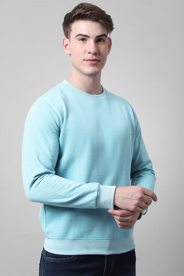 Sky Blue - Fleece Sweatshirt