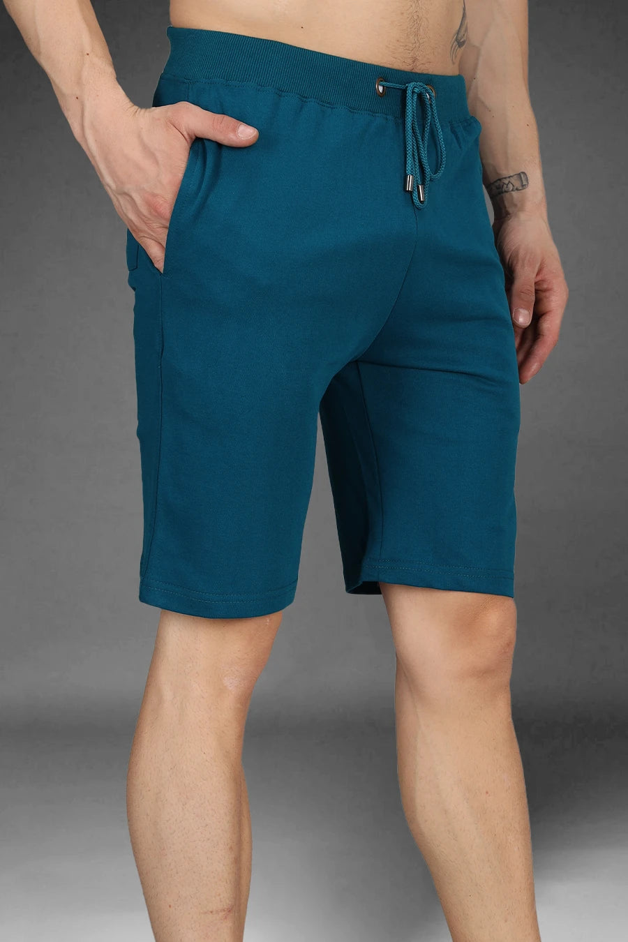 Turquoise - Terry Shorts
